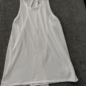 Gap Fit white tie back tank-M Tall